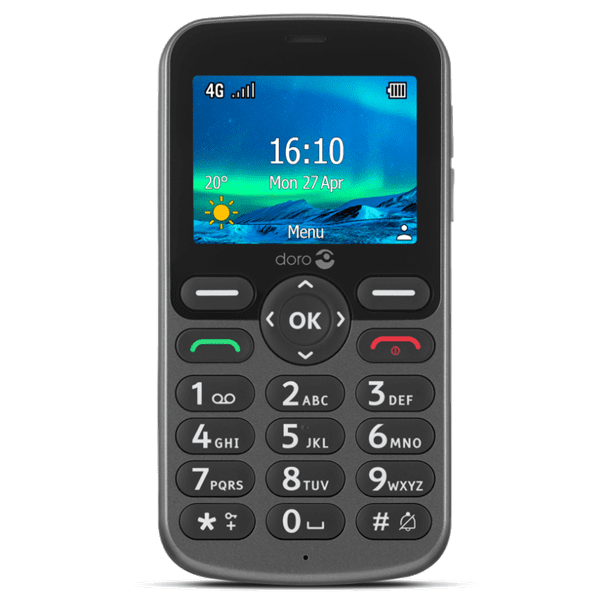 Doro 5861 Mobiltelefon - Graphite