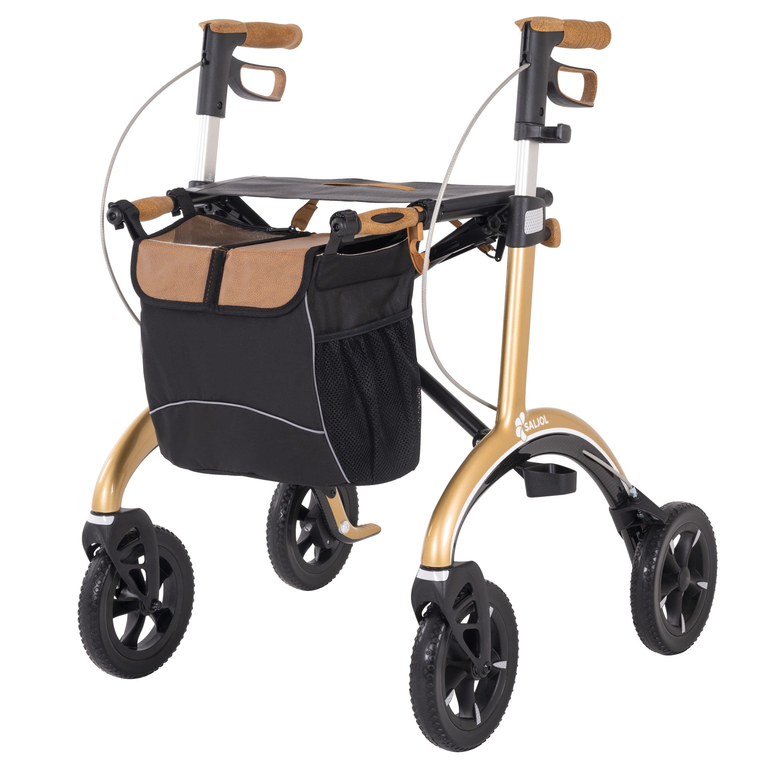 Saljol Carbon Rollator - Guld