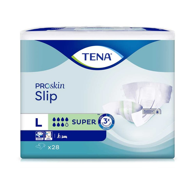 Tena Slip Super, både herre og dame