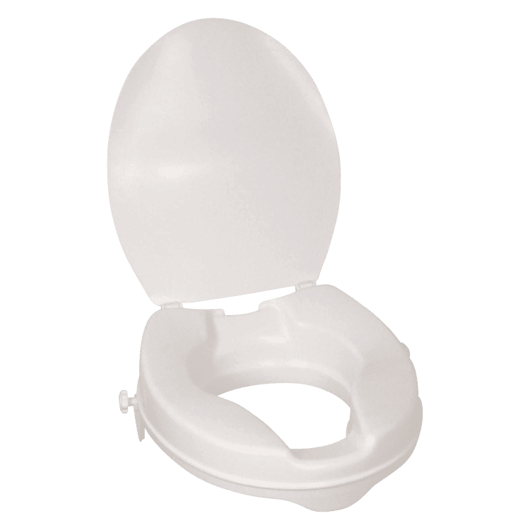 Toiletforhøjer med låg - 10 cm