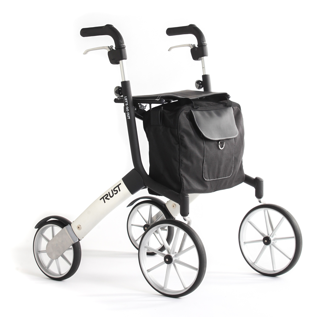 TrustCare Let's Go Out - udendørs rollator (inkl. taske)