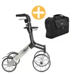 TrustCare Lets Go Out Udendørs Rollator inkl. taske